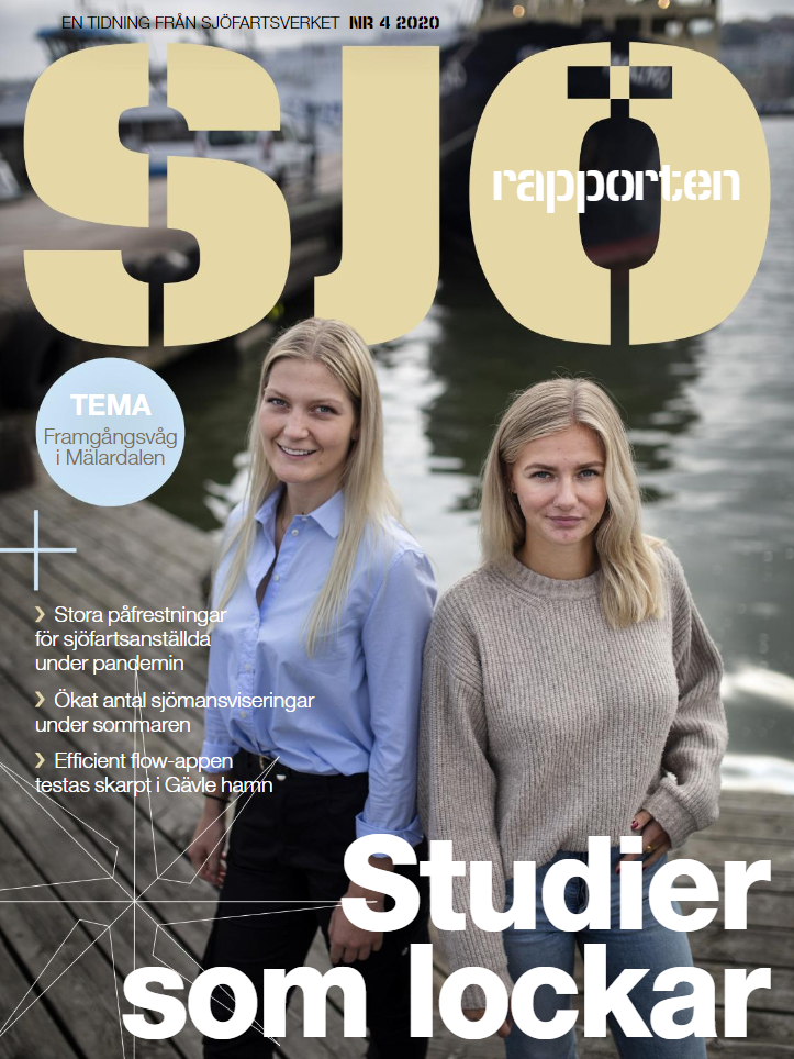 Sjörapporten nr 4 2020 Omslag av Sjörapporten.