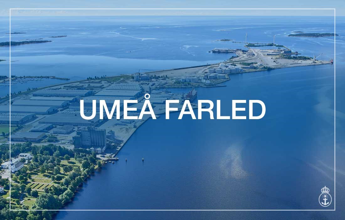 Sida som informerar om projektet Umeå hamn