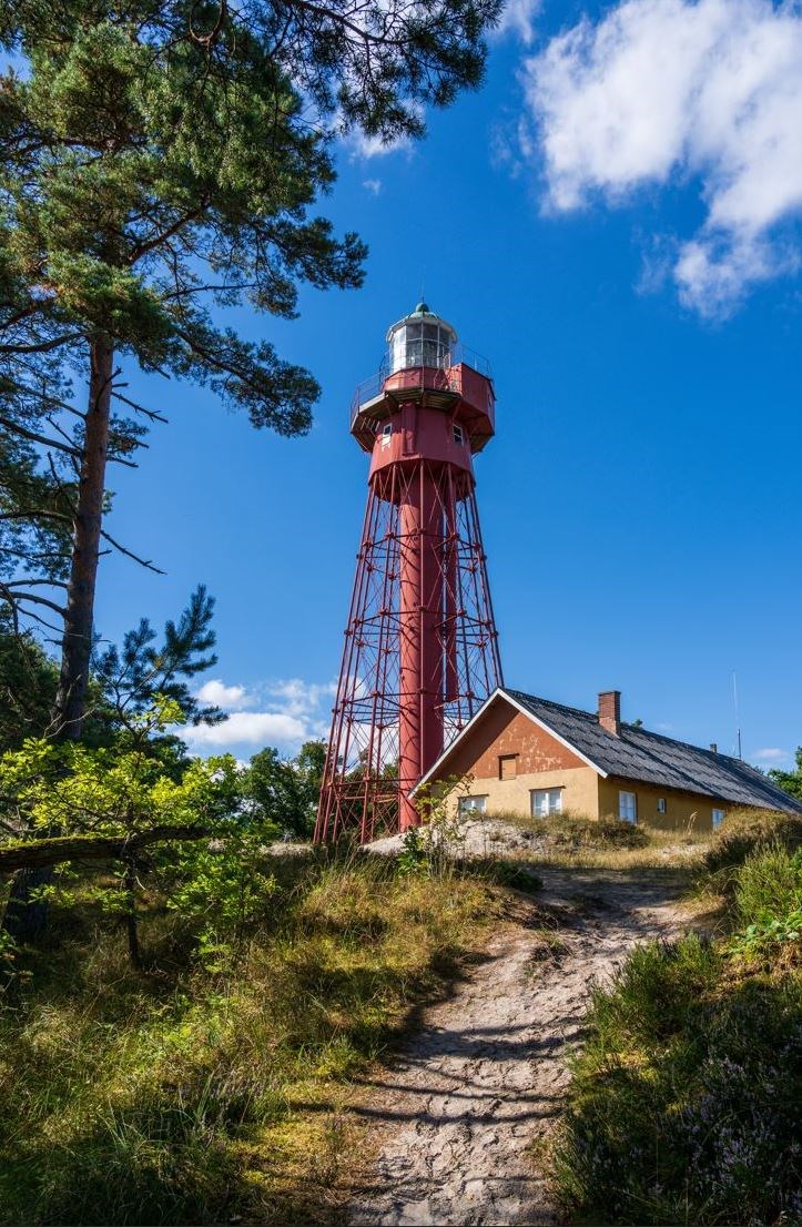 Bild på Sandhammarens fyr Bild på Sandhammarens fyr