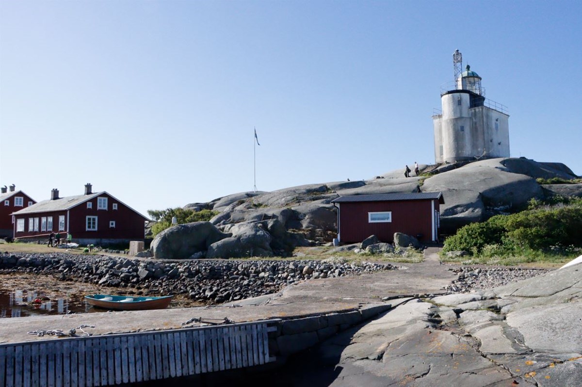 Bild på fyren vid Tistlarnas Bild på fyren vid Tistlarnas