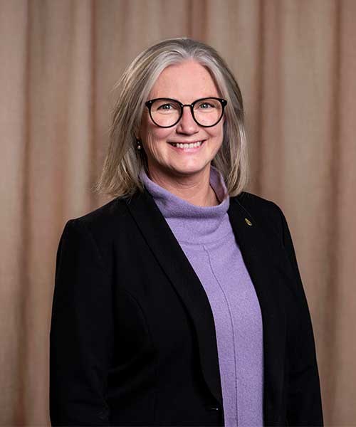 – Vi blir aldrig klara med den här typen av frågor och det finns alltid saker vi kan göra ännu bättre, säger Therese Engström. porträtt på Therese Englund