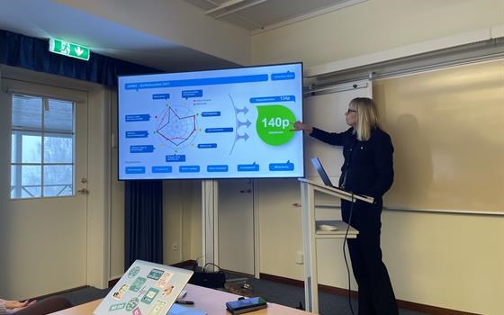Katarina presenterar