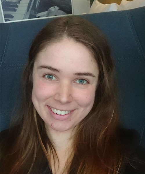 Porträtt på Caroline Johansson
