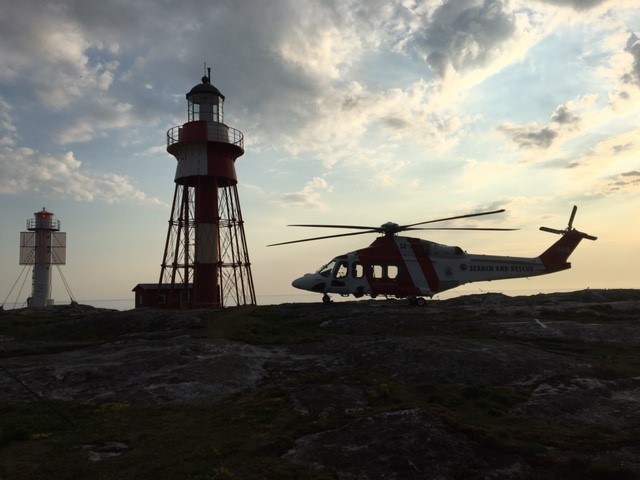 Fyr och helikopter Fyr och helikopter