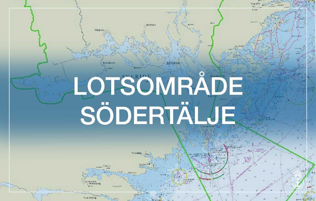 Karta över lotsområde Södertälje.